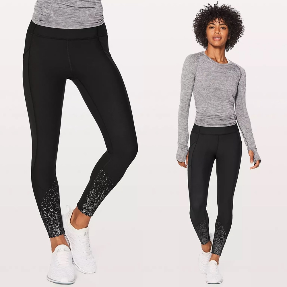 RARE Lululemon Black Tight Stuff Tight Leggings